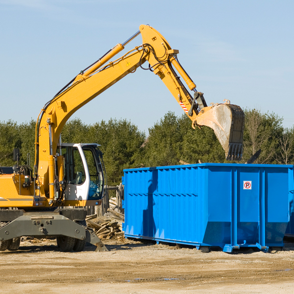 how does a residential dumpster rental service work in Comstock